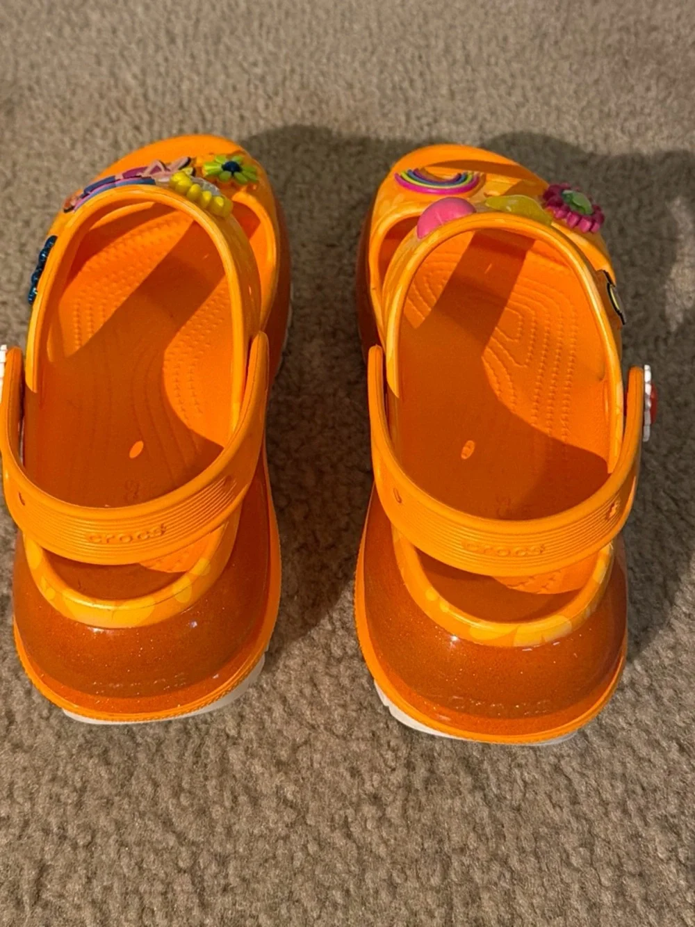 Lizzie Mcguire Orange Crocs